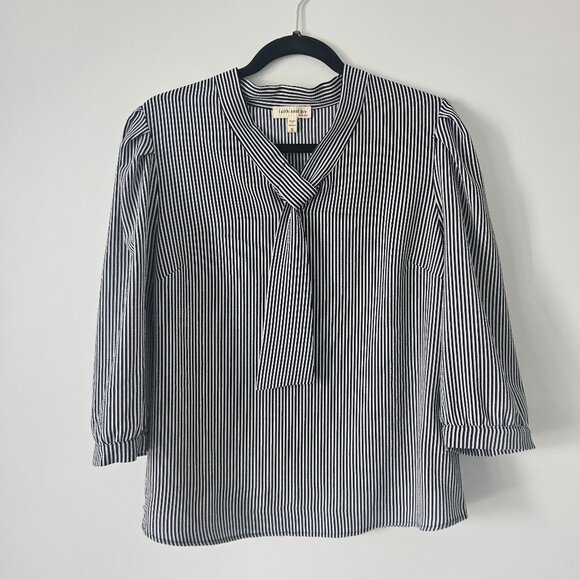 Faith and Joy navy striped top - Picture 1 of 4